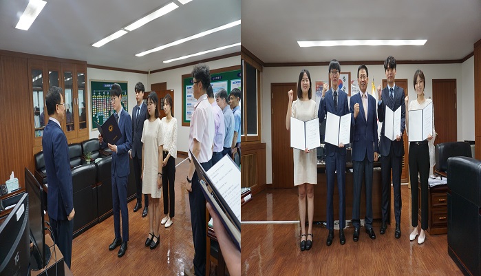 2018.08.06. 신규 임명장 수여식