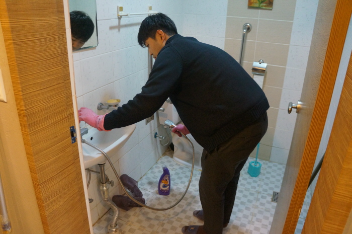 화장실청소