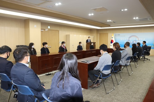 승진자 임명장 수여 행사